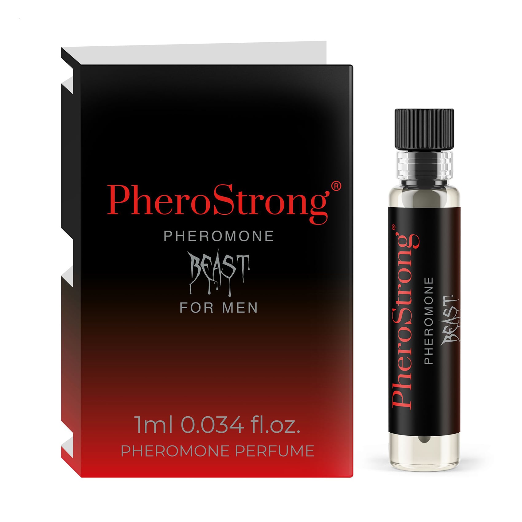 Парфуми чоловічі PheroStrong Beast For Men Pheromone Perfume з феромонами, 1 мл (пробник)